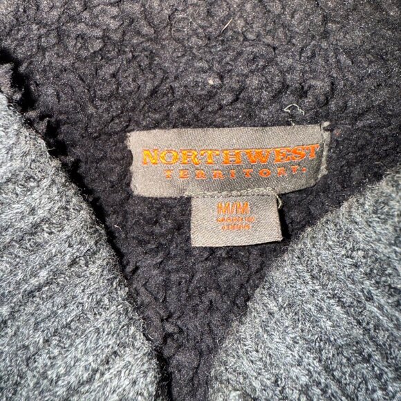 Northwest Territory Men's Gray Full-Zip Cable Knit Sweater,  Size M - Picture 4 of 8